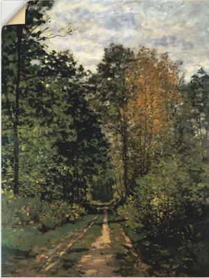 Produktbild von ARTland Wandbild, selbstklebend Waldweg. Größe: 60x80 cm