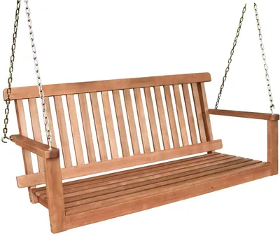 Produktbild von Hängebank COLUMBIA Eukalyptus 130 cm L Gartenbank Bank Hollywoodschaukel Holz aufhängen