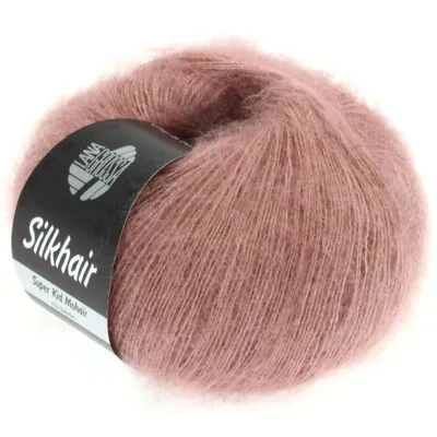 Produktbild von Lana Grossa Silkhair 074 Rosenholz 25g
