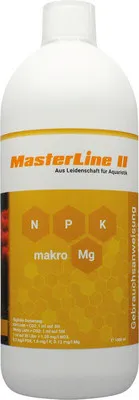 Produktbild von Aquariumpflanzendünger MasterLine II 1000 ml Makronährstoff Kombidünger