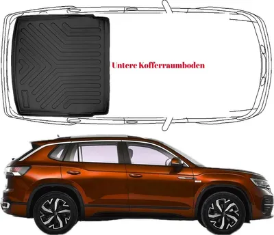 Produktbild von Trimak Untere Kofferraumwanne kompatibel mit Volkswagen Tayron e-TSI ab 2024