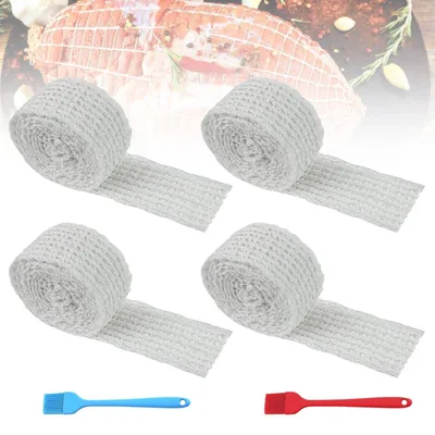 Immagine prodotto di Solidchoice - 4 rotoli di rete elastica da 3 metri per carne, ideale per cucinare e grigliare