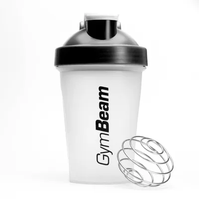 Image de GymBeam | Bouteille Shaker Blend Transparent - Noir | 400 ml
