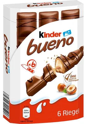 Immagine prodotto di kinder 3227 kinder bueno Schokoriegel 6 St.