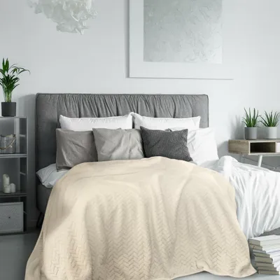 Obrázek produktu pro Design 91 Přehoz z mikrovlákna 220x200 Cindy béžová