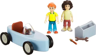 Zdjęcie produktu dla Jazwares 10815 - Benjamin Blümchen - Zestaw do zabawy z 2 figurkami