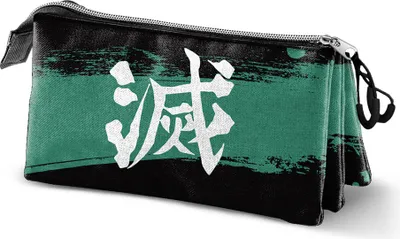 Produktbild von Karactermania Demon Slayer Sutoriku Triple Mäppchen Grün,Schwarz Mann Grün,Schwarz One Size