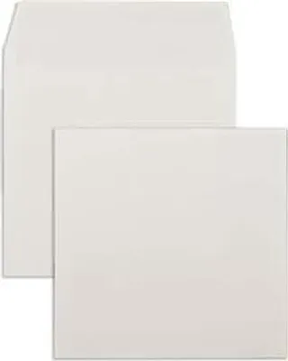 Produktbild von Briefumschläge Biotop3 170x170mm 120g/qm gummiert VE=100 Stück creme