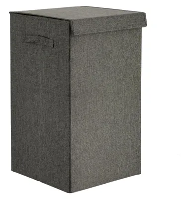 Produktbild von Faltbarer wäschekorb polyestergewebe mdf - grau - Tendance