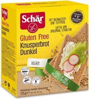 Zdjęcie produktu dla Chlebek "Knusperbrot" – ciemny, 125g, opakowanie 12 sztuk