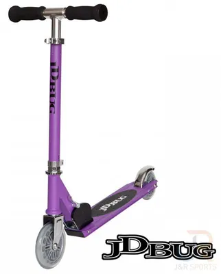 Image de JD Bug Junior trottinette pour enfants 120mm Violet - MS100