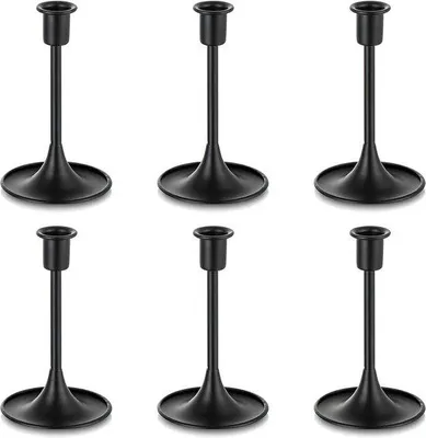 Produktbild von Famanu Kerzenständer Set von 6 - Vintage Dekoration für Stabkerzen - 16,5 cm