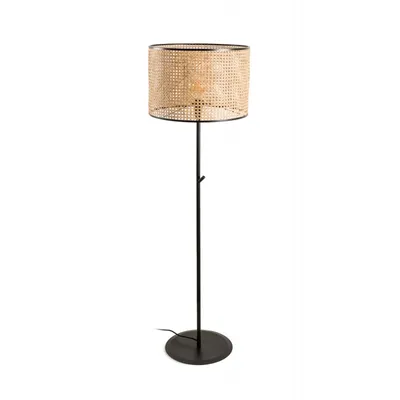 Produktbild von MAMBO Stehlampe schwarz/rattan 64313-49