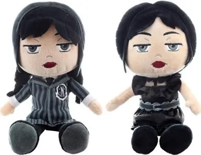 Image de Mercredi poupée en peluche de 32 cm