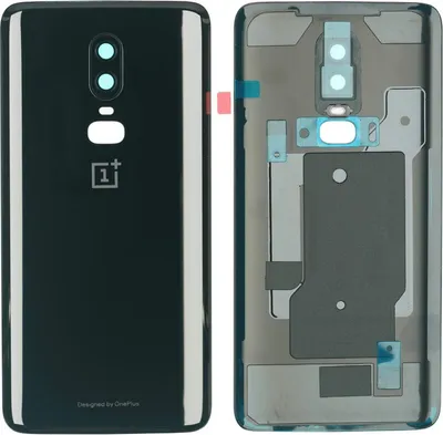 Produktbild von Gehäuse Rückseite für Oneplus 6 (A6000, A6003), Schwarz