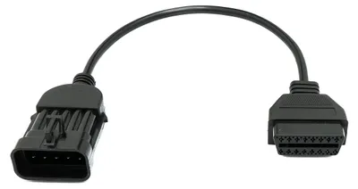 Immagine prodotto di Cavo OBD da 30 cm, connettore OBD 2 a 10 pin per Opel, colore nero
