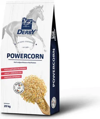 Produktbild von derby Pferdefutter Powercorn Maisflocken - 20 Kilogramm