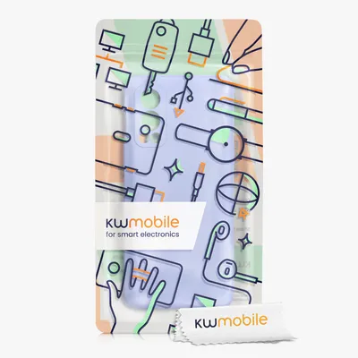 Produktbild von kwmobile Handyhülle für OnePlus Nord 2 5G Hülle - Case Silikon - Kabelloses Laden - Schutzhülle Cover in Hellblau matt