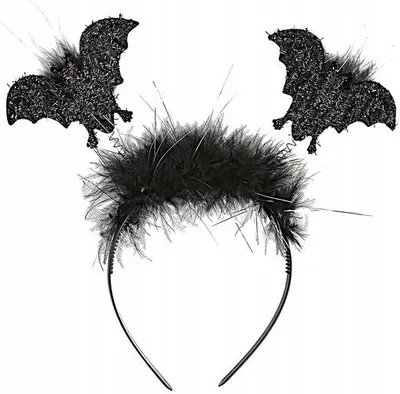 Immagine prodotto di Cerchietto con pipistrello travestimento Halloween Nero