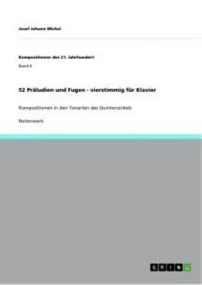 Zdjęcie produktu dla 52 Präludien und Fugen - vierstimmig für Klavier