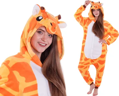 Zdjęcie produktu dla Piżama Kigurumi Onesie Giraffe, rozmiar L