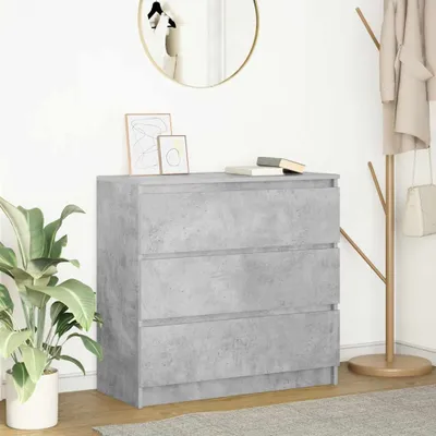Obrázek produktu pro vidaXL Příborník betonový šedý 80x35x76 cm materiál na bázi dřeva