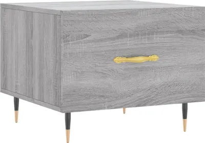 Obrázek produktu pro vidaXL Konferenční stolek Grey Sonoma 50x50x40 cm Dřevěný materiál