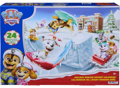 Produktbild von PAW Patrol Adventskalender, Fahrzeug-Set, 3 Jahr(e), Kunststoff, Mehrfarbig