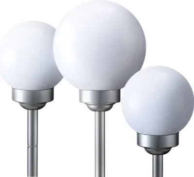 Produktbild von 3er Set LED Solarleuchten für den Außenbereich