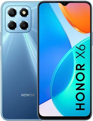 Produktbild von Honor X6, 16,5 cm (6.5"), 4 GB, 64 GB, 50 MP, Android 12, Blau