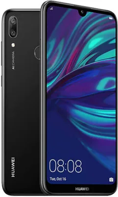 Image de Huawei Y7 15,9 cm (6,26 pouces) 2019, 3 Go de RAM, 32 Go de mémoire, double SIM, couleur : noir