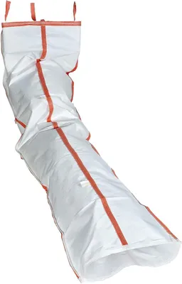 Produktbild von 1x Bauschuttrutsche - Easy Chute | 3m | flexible, zusammensteckbare Abfallrutsche für Baustellen & Müll