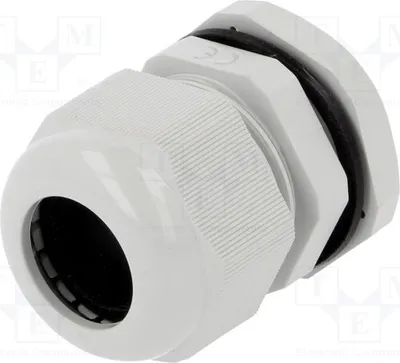 Immagine prodotto di 5 connettori per cavi, grado di protezione IP67, colore grigio, diametro 30,75 mm
