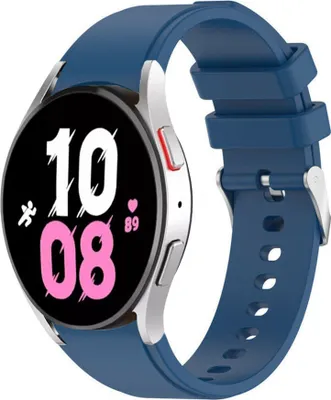 Produktbild von Strap-it Samsung Galaxy Watch 5 - 44mm Armband Silikon (Dunkelblau)