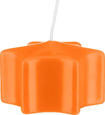 Produktbild von Sternkerzen Schwimmkerzen Mandarin Orange 35 x Ø 60 mm, 16 Stück