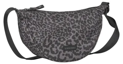 Produktbild von New Rebels Moonbag „Stay Wild" – Crossbody-Tasche mit Leopard-Print black, Nylon, 32 × 16 cm