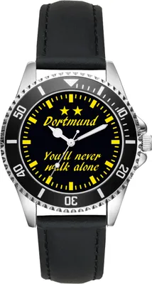 Produktbild von KIESENBERG Herrenuhr Armbanduhr Dortmund Geschenk Artikel Idee Fan Analog Quartz L-6040
