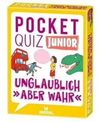 Produktbild von Pocket Quiz junior Unglaublich, aber wahr