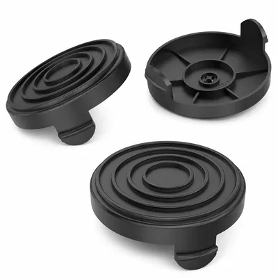 Produktbild von Trimmer Spulendeckel Ersatz, geeignet für Rasentrimmer TLE-02-1, kompatibel mit vielen Freischneidern, robustes ABS Material, 3er Set