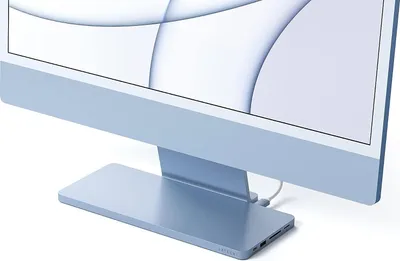 Produktbild von Satechi ST-UCISDB, Kabelgebunden, USB 3.2 Gen 2 (3.1 Gen 2) Type-C, Blau, MicroSD (TransFlash), SD, NVMe, SATA, M.2
