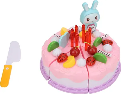 Obrázok produktu pre Simulácia DIY narodeninovej torty pre deti vzdelávacia hračka pre chlapcov dievčatá ružová