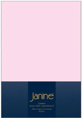 Produktbild von Janine Topper Spannbetttuch, Spannbettlaken in allen Größen und Farben 90 cm x 190 cm x 100 cm x 200 cm zartrosa
