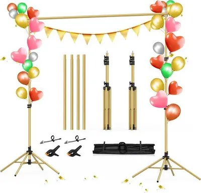 Produktbild von Famanu Hintergrundständer verstellbar - 2x3m - Vierbeiner - Fotostudio - Tragetasche