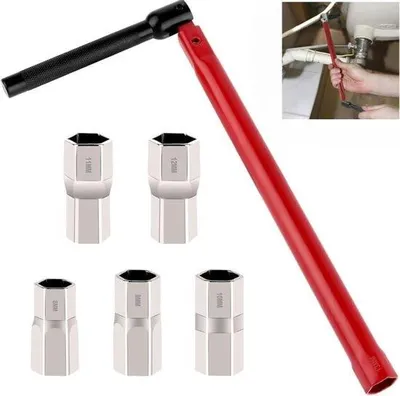 Obrázek produktu pro Sada 6 kusů – 8–13 mm – pevné klíče – univerzální nářadí – sada klíčů