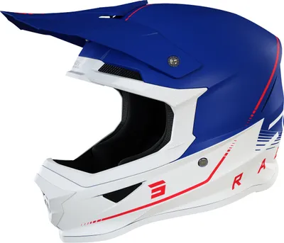 Productafbeelding van Shot Furious Draw 3.0 crosshelm, blauw/rood/wit, maat L (59/60)