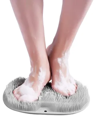 Produktbild von Fußmassagegerät Fußbürste Massageroller - Silikonbürsten - Mit Saugnäpfen - Rutschfest