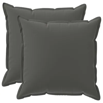 Produktbild von vidaXL Kissenbezug 2 stk. HOUTEN Anthrazit 70 x 70 cm Polyester