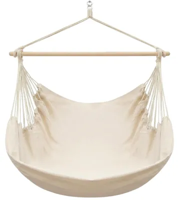 Produktbild von XXL Hängesessel 185x130cm Hängestuhl 2 Personen Hängesitz bis 150 kg Baumwolle
