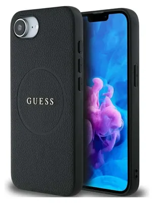 Immagine prodotto di Anello Etui Guess Grained Magsafe Do Iphone 16E Czarny