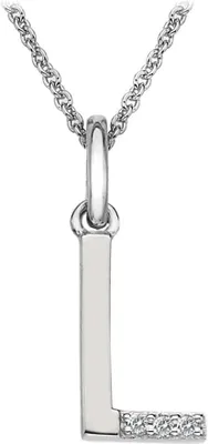 Produktbild von Hot Diamonds 'L' Micro Pendant DP412 Damenhalskette